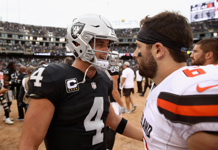 Baker Mayfield Derek Carr