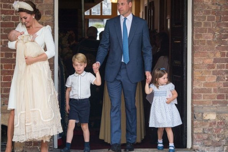 Kate Middleton, Prince Louis, Prince George, Prince William and Princess Charlotte