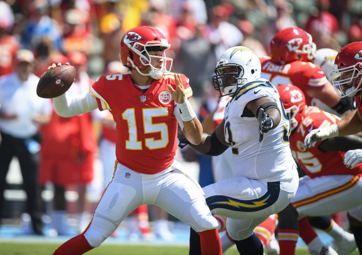 Patrick Mahomes Chiefs Chargers