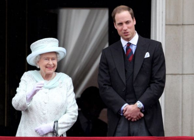 Queen Elizabeth II and Prince William