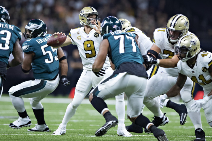 Drew Brees Saints Eagles