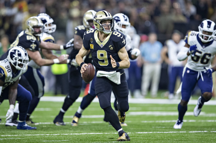 Drew Brees Saints Rams