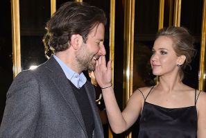 Jennifer Lawrence and Bradley Cooper