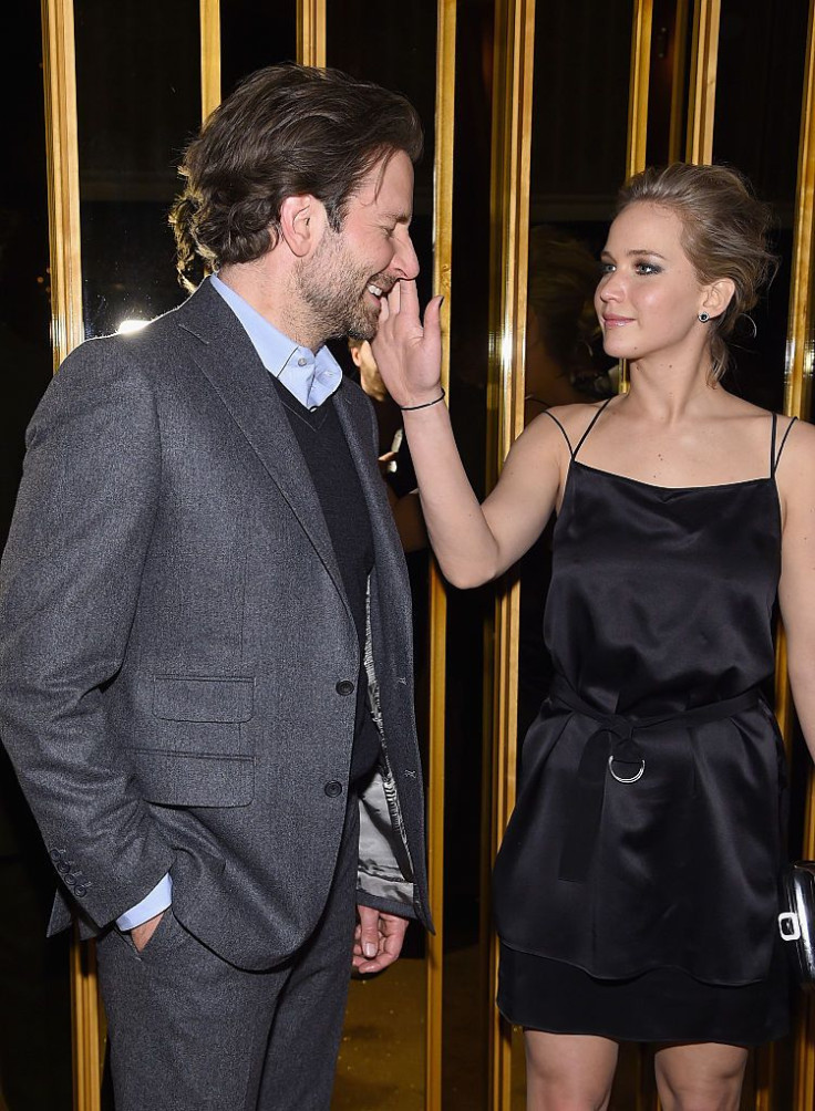 Jennifer Lawrence and Bradley Cooper