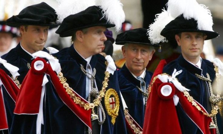 Prince Charles, Prince Andrew and Prince Edward