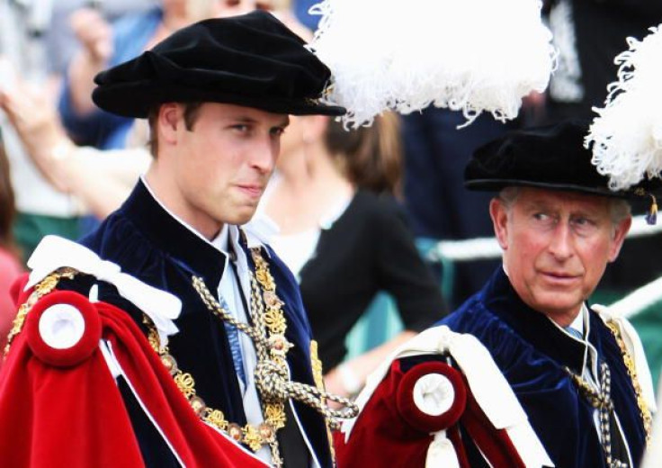 Prince William and Prince Charles