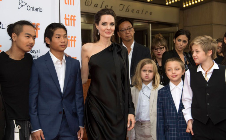 Angelina Jolie and kids