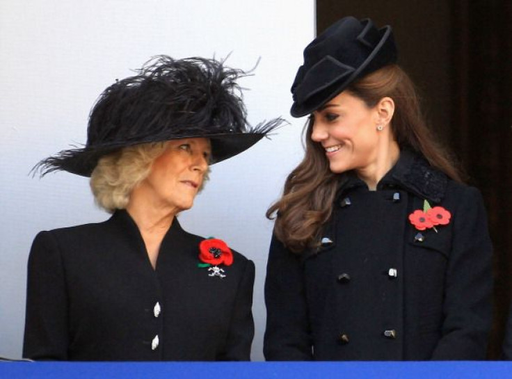 Camilla Parker Bowles and Kate Middleton