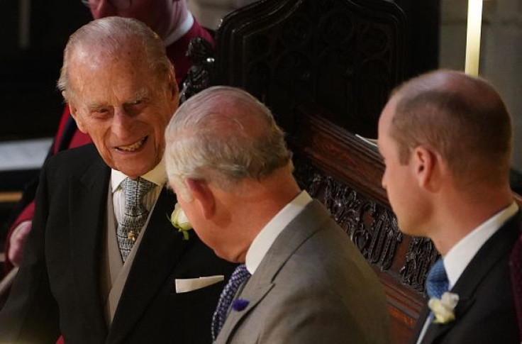 Princes Philip, Charles, William