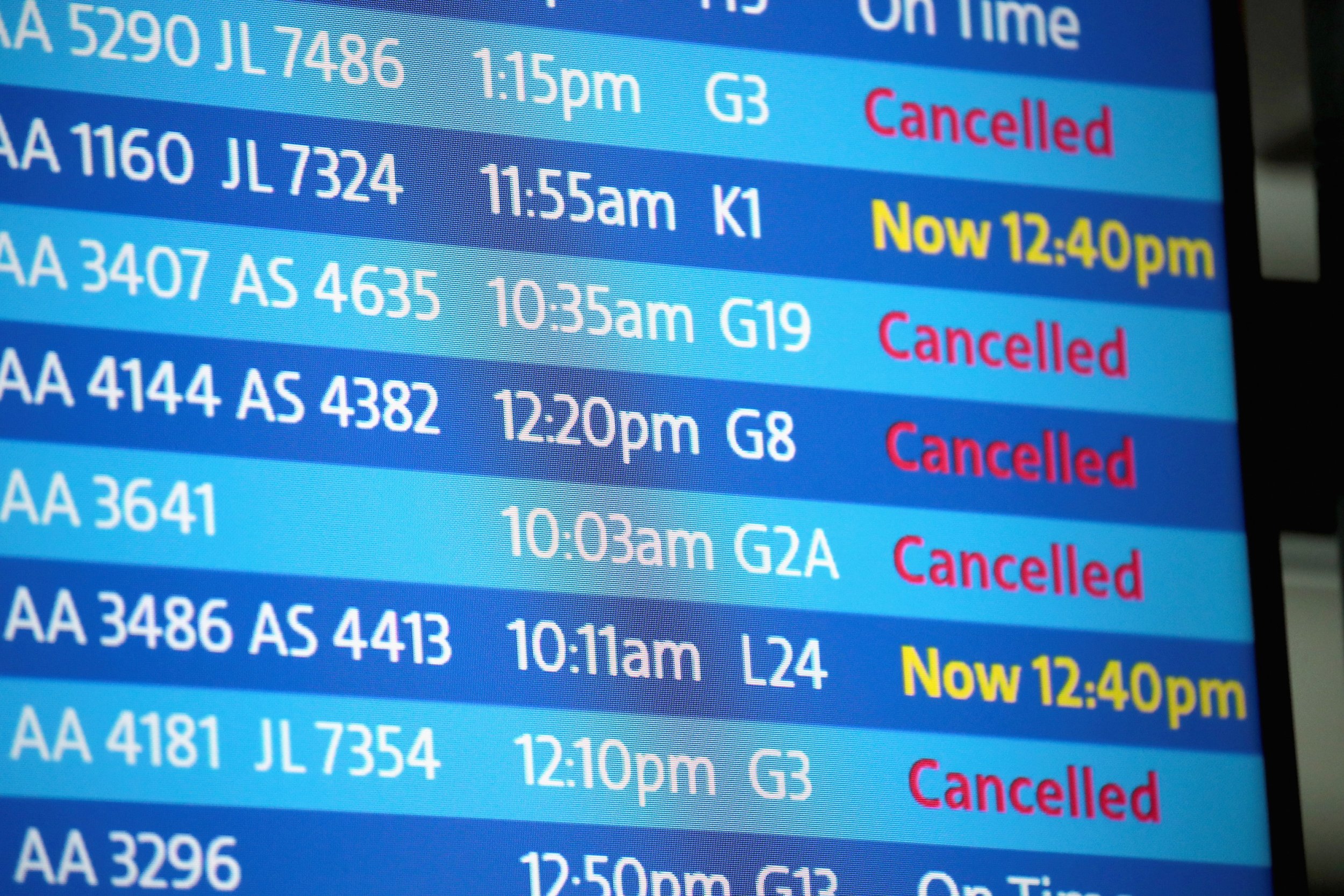 Fully Cancellable Flights