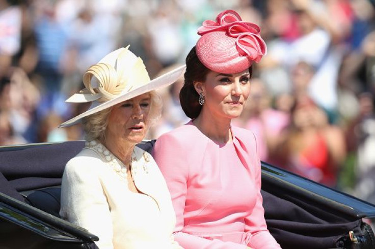 Camilla Parker Bowles and Kate Middleton