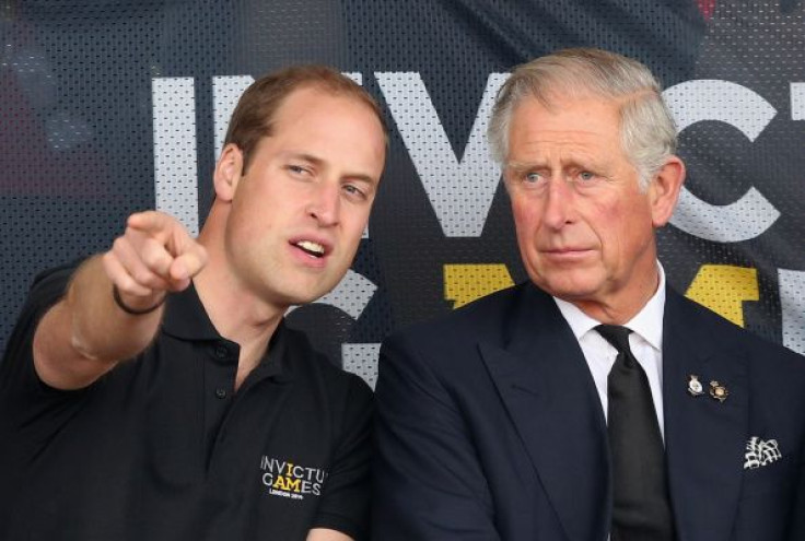 Prince William and Prince Charles