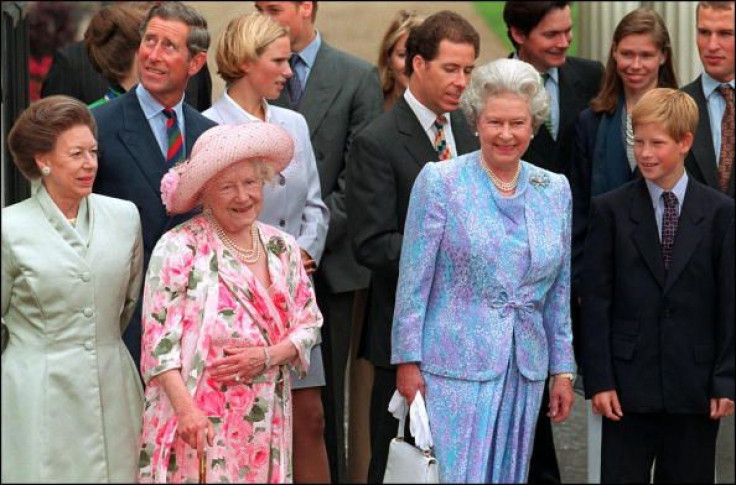 Princess Margaret, Queen Mother and Queen Elizabeth II