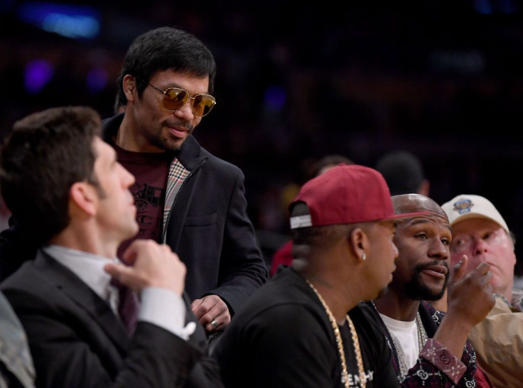Manny Pacquiao and Floyd Mayweather Jr. 