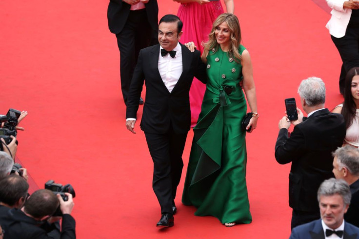 Carlos Ghosn and his wife, Carole