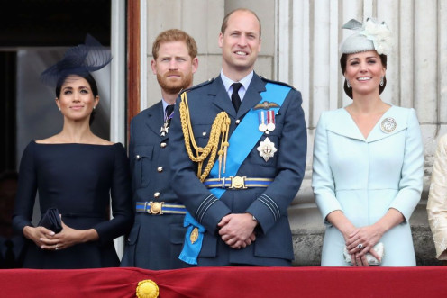 Meghan Markle, Kate Middleton, Prince William and Prince Harry