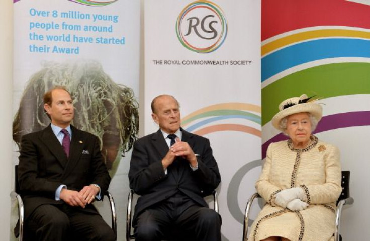 Prince Edward, Prince Philip and Queen Elizabeth II