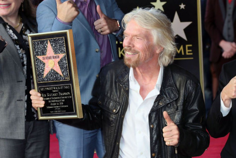 Sir Richard Branson receives his Star
