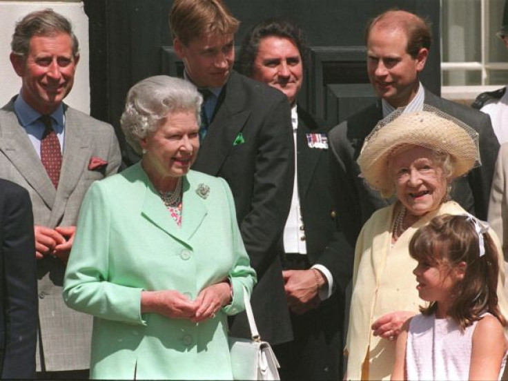 Prince Charles, Queen Elizabeth, Prince Edward and Prince William