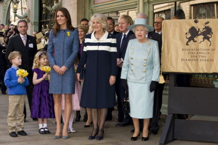 Kate Middleton, Camilla and Queen Elizabeth II