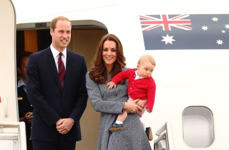 Prince William, Kate Middleton and Prince George