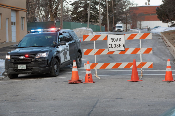 Police guard scene of shooting at Aurora, Illinois