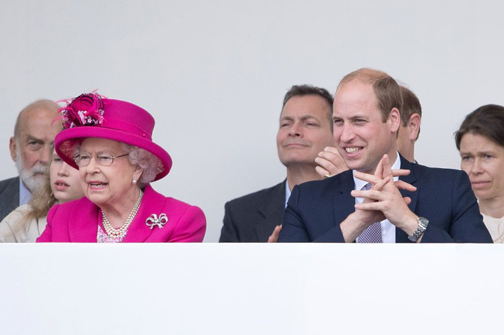 Queen Elizabeth and Prince William