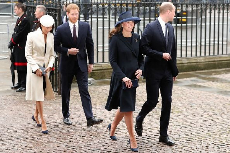 Prince William, Kate Middleton, Meghan Markle and Prince Harry 
