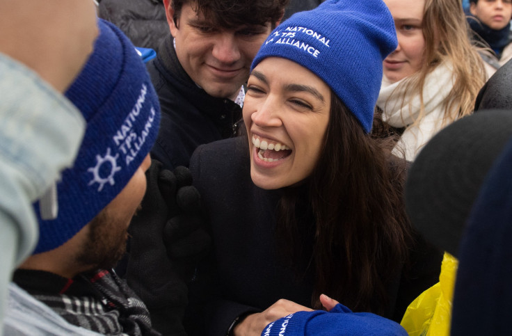 Alexandria Ocasio-Cortez at TPS rally