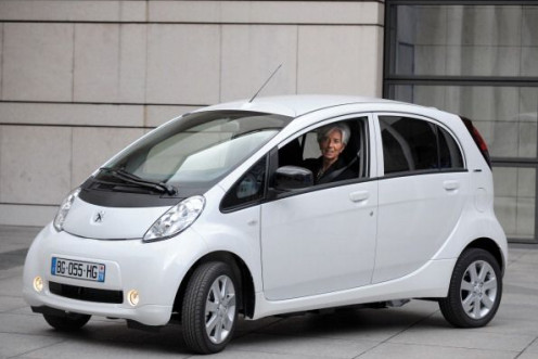 Peugeot iOn small electric car 