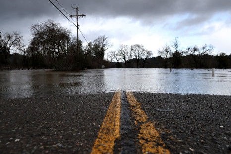 Floodwaters along Russian River