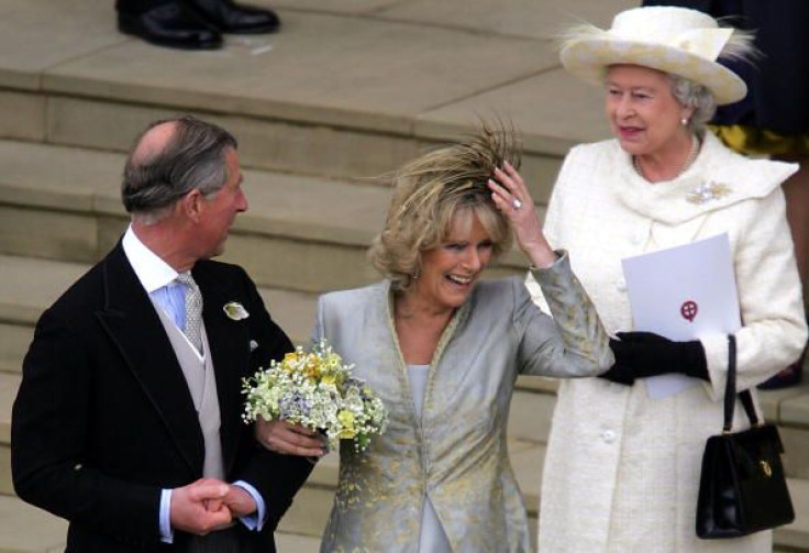 Queen Elizabeth II, Prince Charles and Camilla Parker Bowles