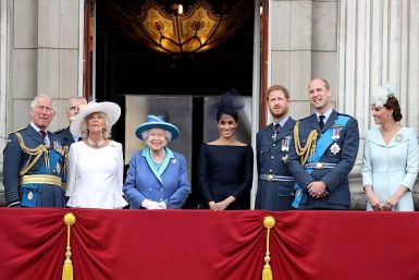 Queen Elizabeth II, Prince Charles, Meghan Markle and Prince Harry