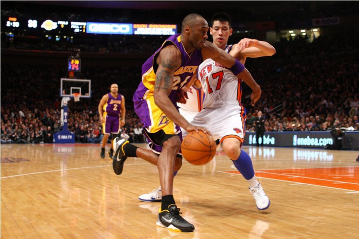 Kobe Bryant and Jeremy Lin