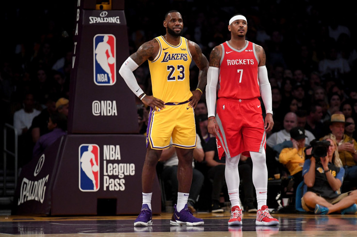 Carmelo Anthony Rockets Lakers