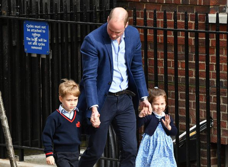 Prince George, Princess Charlotte and Prince William