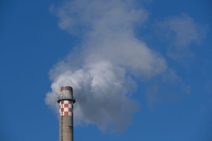 natural gas plant smokestack