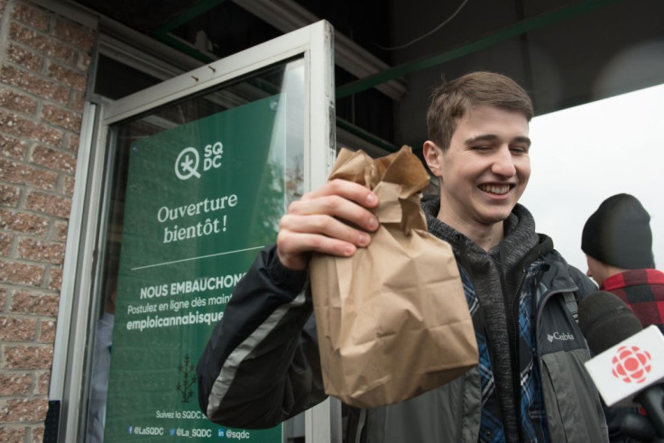 Canadian man with marijuana products