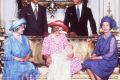 Prince Philip, Queen Mother, Princess Diana, Queen Elizabeth, Prince Charles, Prince William