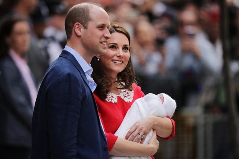 Prince William Kate Middleton and Prince Louis