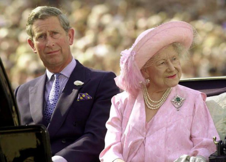 Prince Charles and Queen Mother 