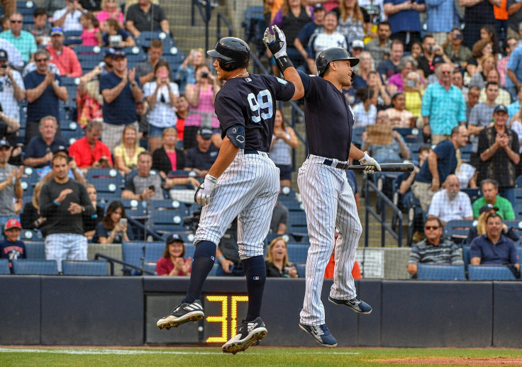 Aaron Judge Giancarlo Stanton Yankees