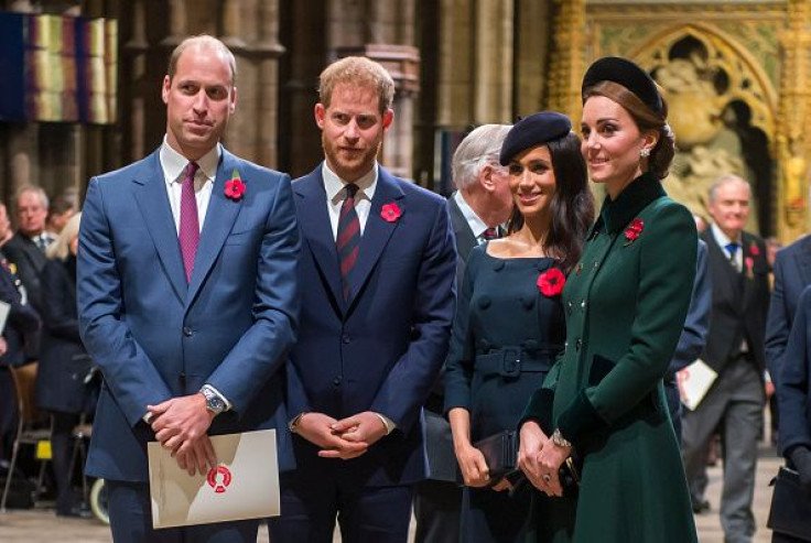 Prince William, Prince Harry, Meghan Markle and Kate Middleton 