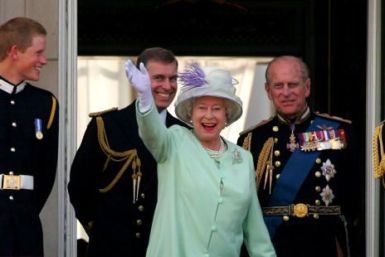Queen Elizabeth II Prince Philip Prince Andrew and Prince Edward