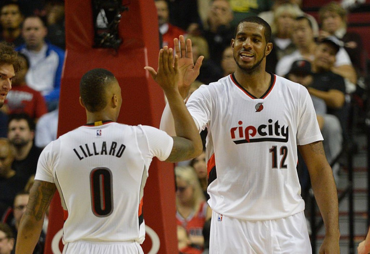 Damian Lillard and LaMarcus Aldridge