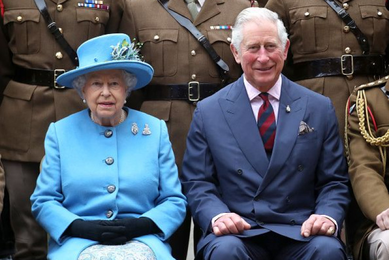 Prince Charles and Queen Elizabeth II