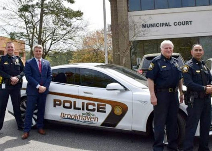 Tesla Model S of the Brookhaven Police Department