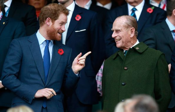 Prince Philip and Prince Harry