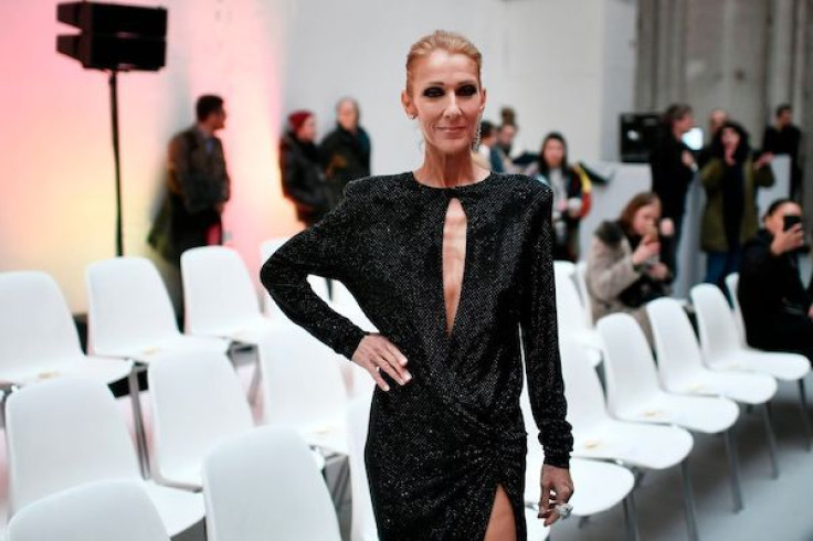 Celine Dion at Alexandre Vauthier fashion show
