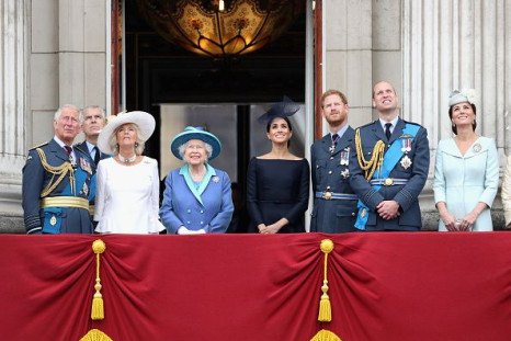 Queen Elizabeth II, Prince Charles, Prince William, Prince Harry, Kate Middleton, Camilla Parker Bowles Meghan Markle